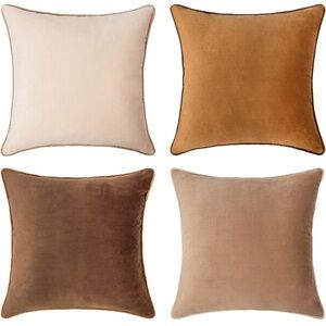 MONDAY MOOSE Decorative Throw Pillow Covers Cushion Cases, Set pf 4/ 705-8
